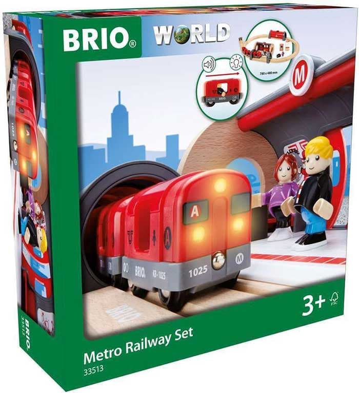 BRIO Igračka Metro voz sa prugom 33513