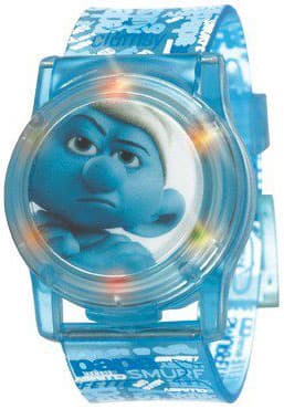 Štrumfovi Ručni sat LCD Mrgud SM-WC5370