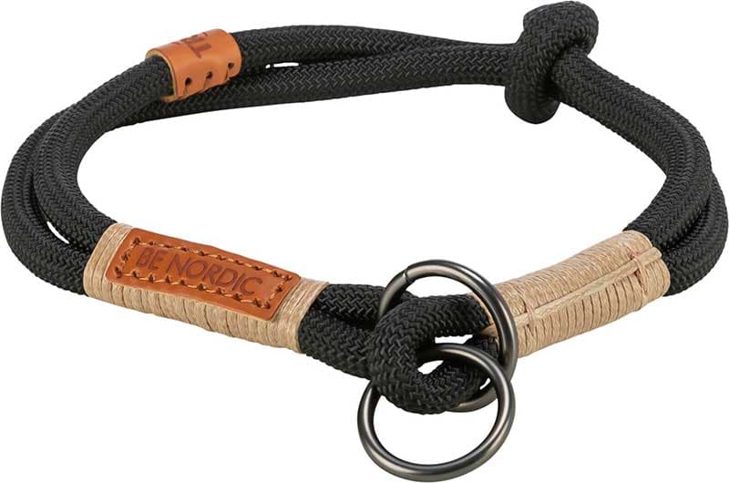 Trixie Ogrlica za pse poludavilica Be Nordic black veličina XS-S 17305
