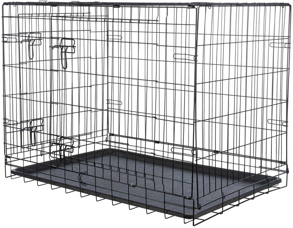 Žičani kavez za pse 93x69x62cm veličina M-L crni Trixie 39303