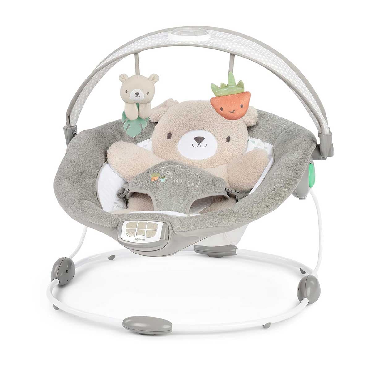 Ingenuity™ Ležaljka za bebe sa svetlima, vibracijom i melodijama Nate 16667