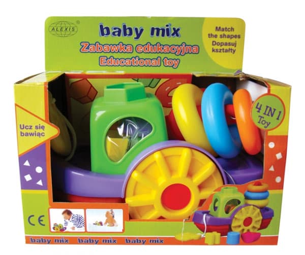 Baby Mix Igračka Veseli Remorker 6260422