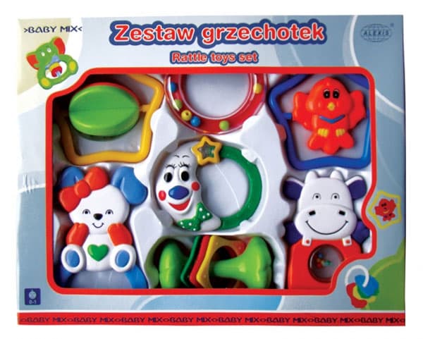Baby Mix komplet zvečkica A - 7 komada 6310072