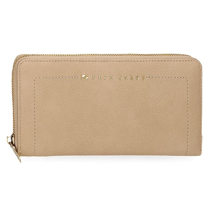 Pepe Jeans Novčanik 19cm Diane beige 75785