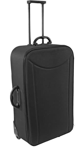 Veliki putni kofer Globe Trotter 25x45x77cm crna