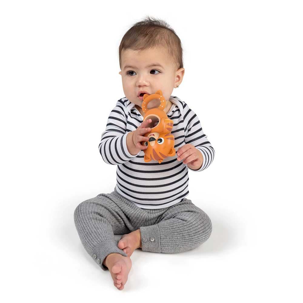 Igračka za bebu Klimavi tigar sa zvečkom i glodalicom za zubiće Baby Einstein™ 16706