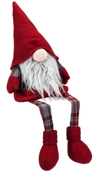 Novogodišnji ukras Deda Mraz Cozy figura V49cm