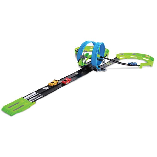 Bburago Komplet Trkačka staza sa autićem GoGears 1:55 Dual Daredevil Raceway BU30262