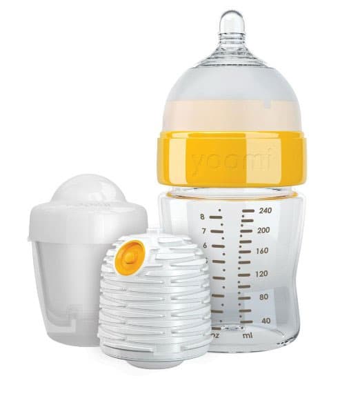 Yoomi set 240 ml flašica, grejač, cucla sa malim otvorom, kutija za grejač Y18B1W1P