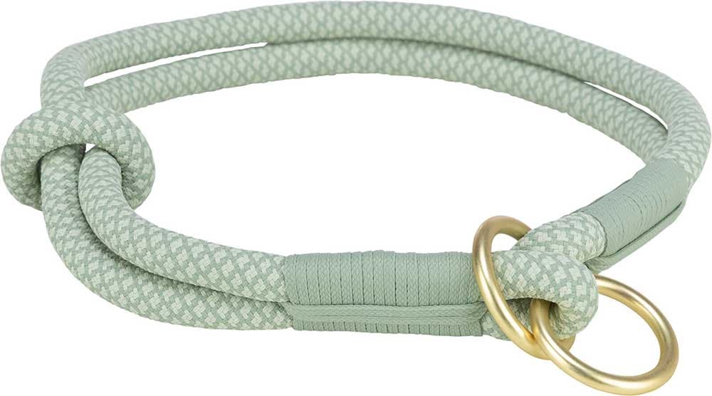 Ogrlica poludavilica za male pse Soft Rope mint/sage veličina S Trixie 1984416