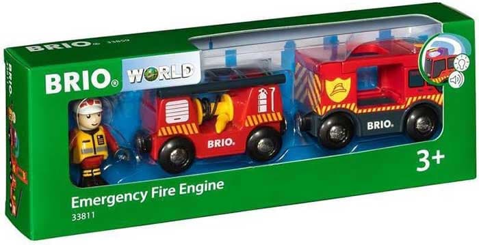 BRIO Igračka Vatrogasci - Vatrogasni kamion i vatrogasac 33811