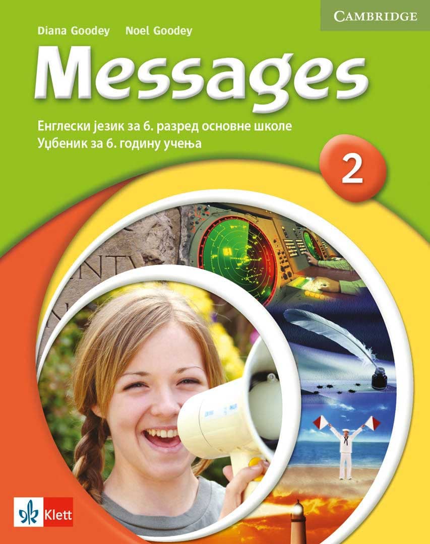 Engleski jezik - Messages 2 Udžbenik sa QR kodom za šesti razred osnovne škole Klett