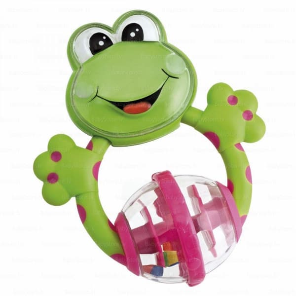 Chicco Zvečka i bebi glodalica Žabica 00071697000000