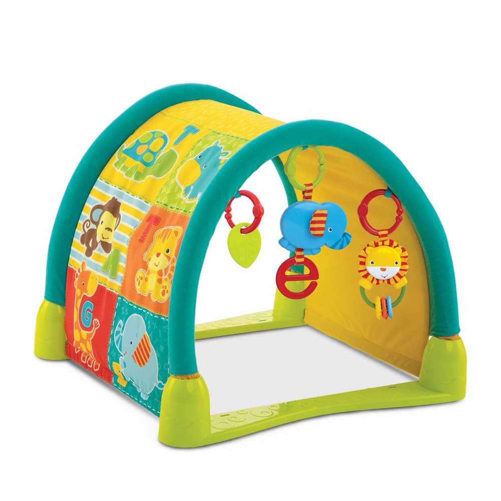 Bright Starts 3u1 Bebi gimnastika - tunel - prostirka za igru Jungle Fun