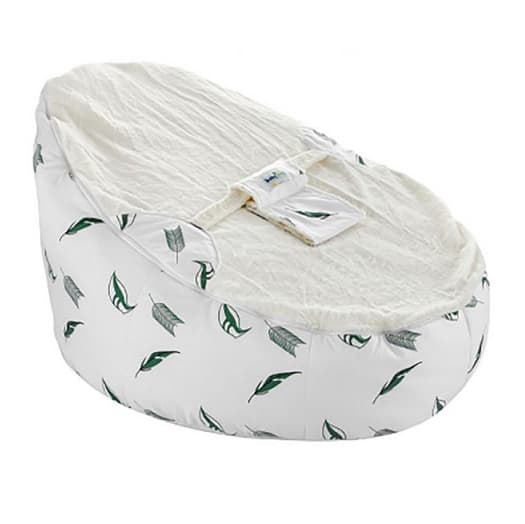 BabyJem Ležaljka lazy bag za bebe -  fotelja za decu Bean Bed Fluffy botanic 33486