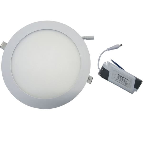 Ugradni LED panel okrugli 18W 6500K beli ELS0090