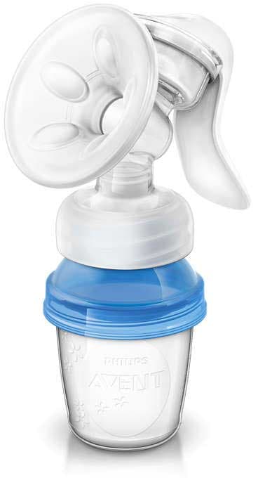 Avent Pumpica za grudi sa 3 Via šolje za odlaganje mleka