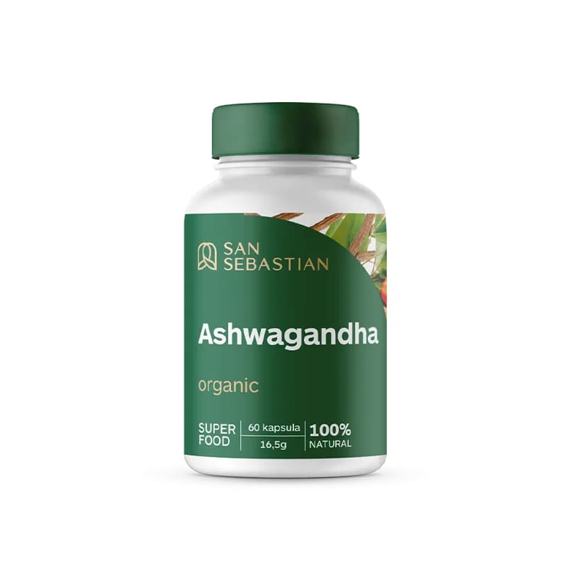 San Sebastian Ashwagandha 60 kapsula Dodatak ishrani