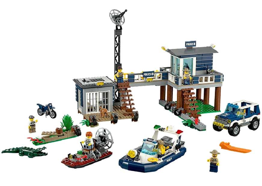 LEGO® City kocke Policijska stanica u močvari LE60069