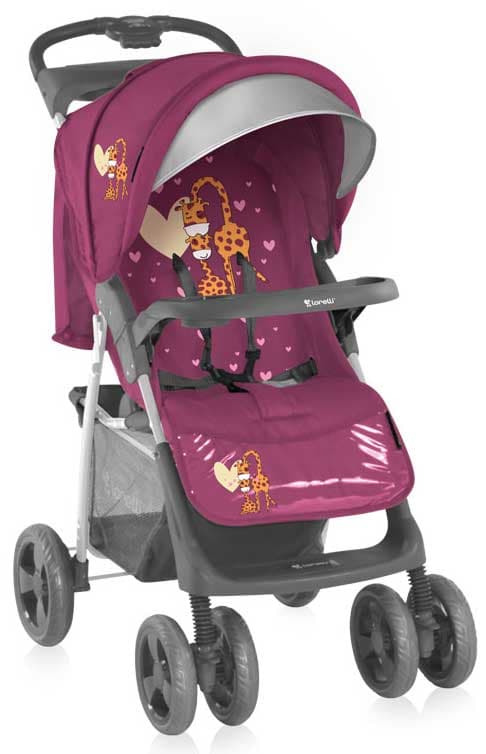 Bertoni Lorelli Kolica Foxy  sa prekrivačem Pink Giraffes