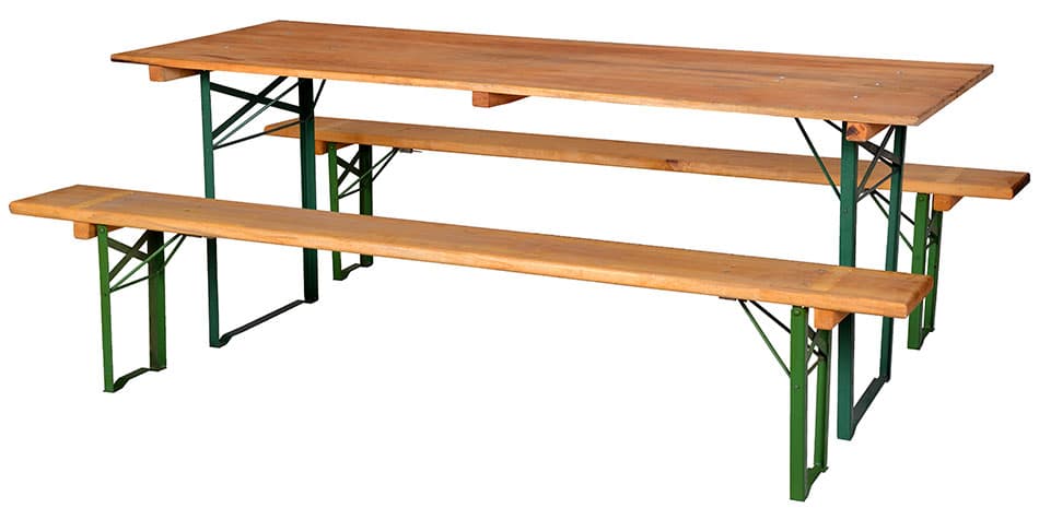Pivski Set - 2 Klupe i Sto -  200 x 70 cm
