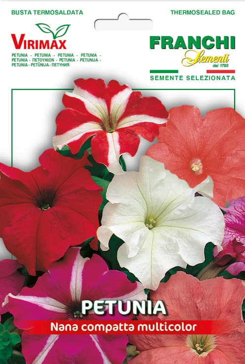 Cveće Petunija niska mix - seme 10 kesica Franchi Sementi Virimax