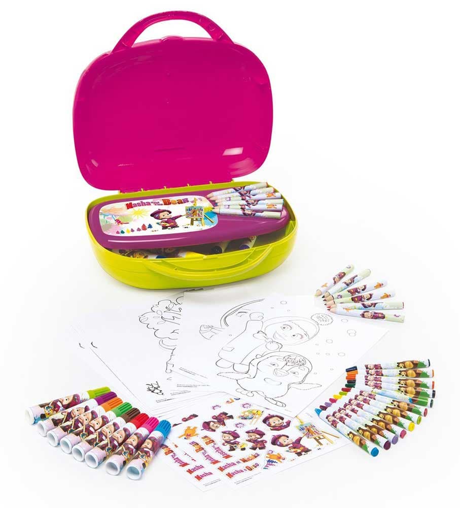 Smoby Koferče za kreativno crtanje Maša i Medved