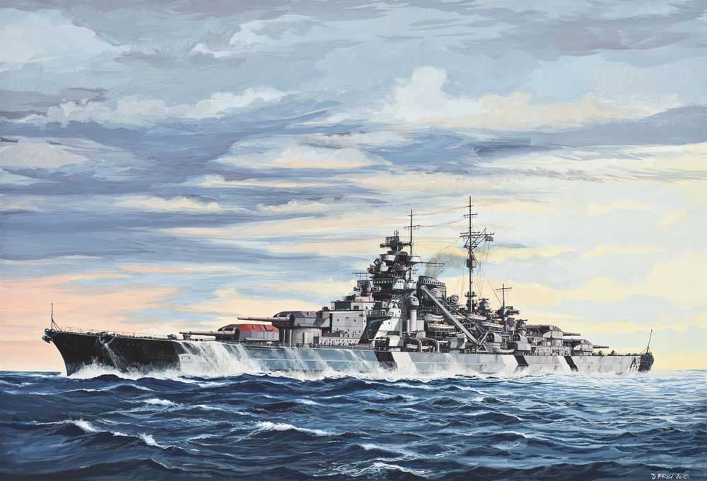 Revell Maketa borbenog broda Bismarck 1:700
