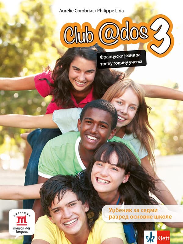 KLETT Francuski jezik 7, udžbenik za sedmi razred Club @dos 3