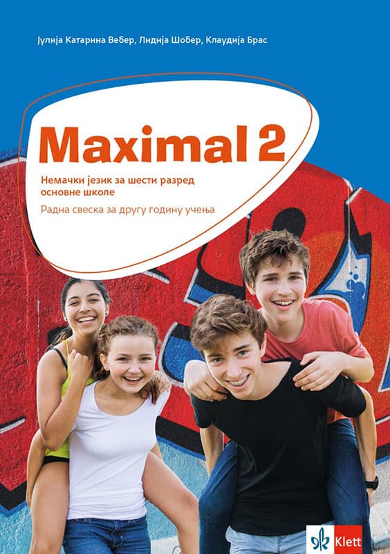 KLETT Nemački jezik 6, Maximal 2, radna sveska za šesti razred
