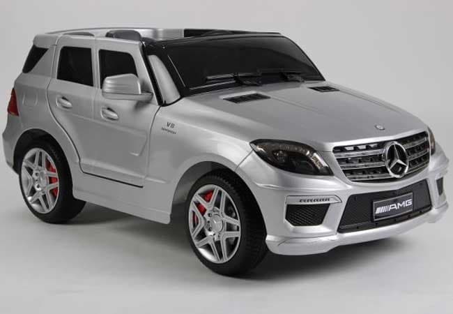 Automobil na akumulator Mercedes ML63 Sivi