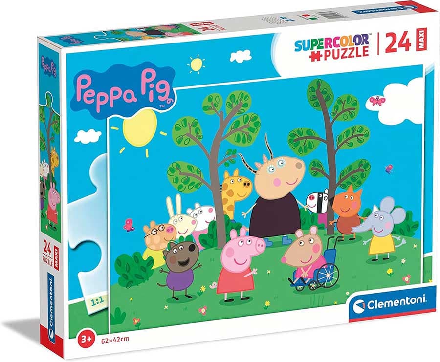 Puzzle slagalica 24 maxi dela Pepa Prase Clementoni 24237