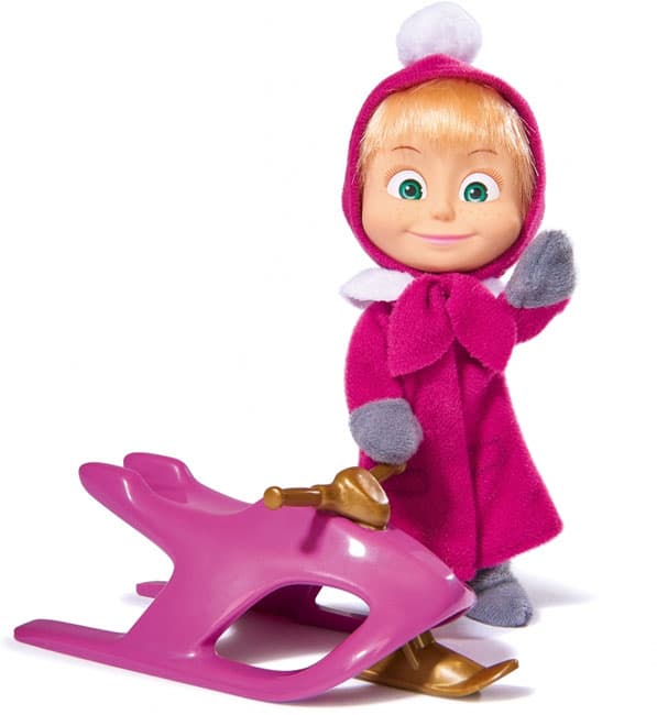 Simba Toys Lutka Maša sa sankama SB1681