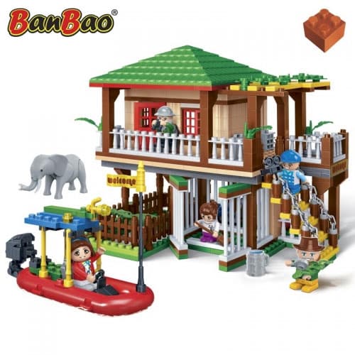 BanBao kocke Safari Kuća na reci 6652