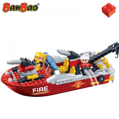 BanBao kocke Vatrogasni čamac 7105