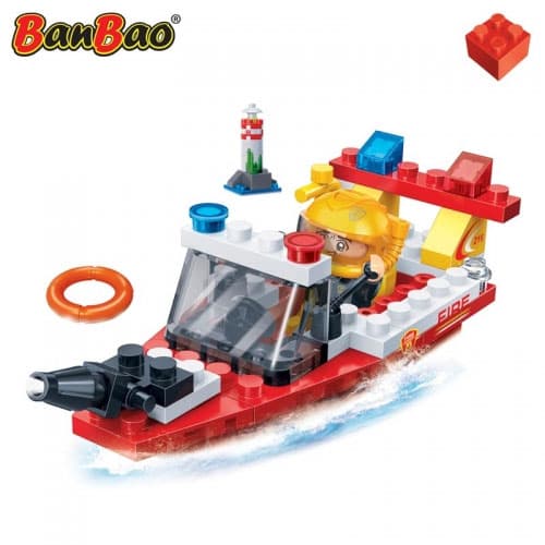 BanBao kocke Vatrogasni čamac 7119