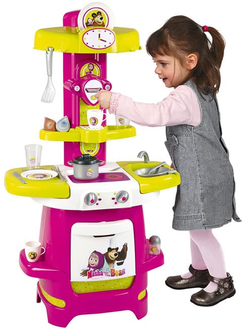 Smoby Dečija kuhinjica Maša i Medved SM310700