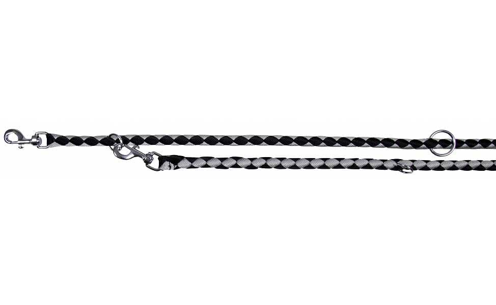Trixie Cavo Podesivi povodac za pse L-XL black/silver 14361