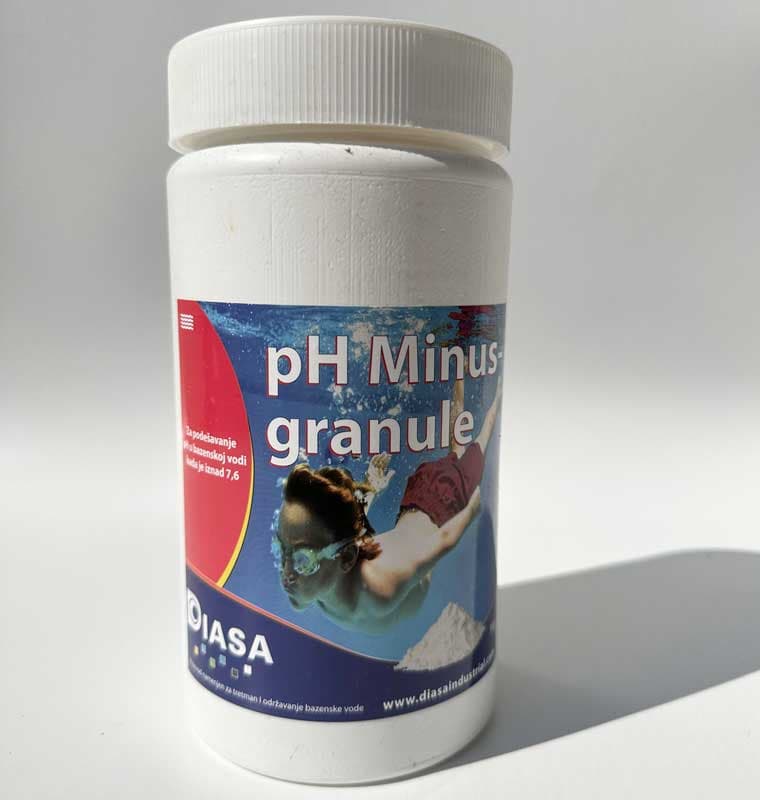 Ph minus u granulama Sredstvo za smanjivanje pH vrednosti vode u bazenima 020084 1kg
