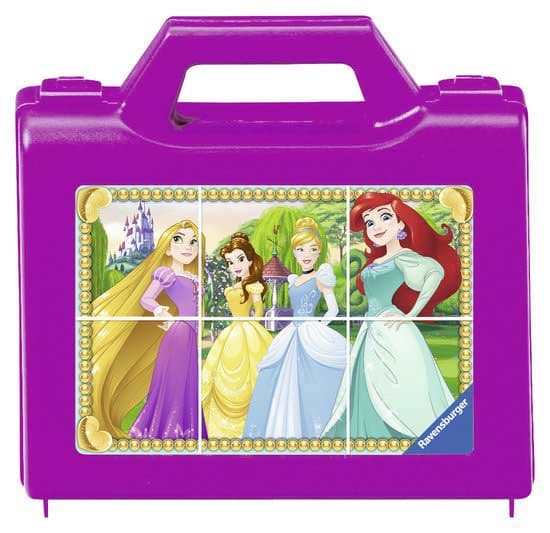 Ravensburger Kockice - puzzle 6 delova - Diznijeve princeze 2