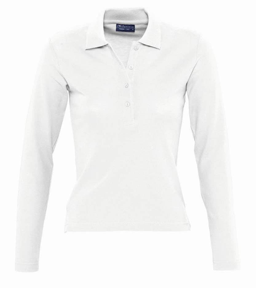 Ženska majica sa dugim rukavima Sols Podium White vel. S 11317