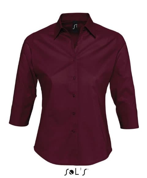 Sols Ženska košulja Effect Burgundy veličina L 17010
