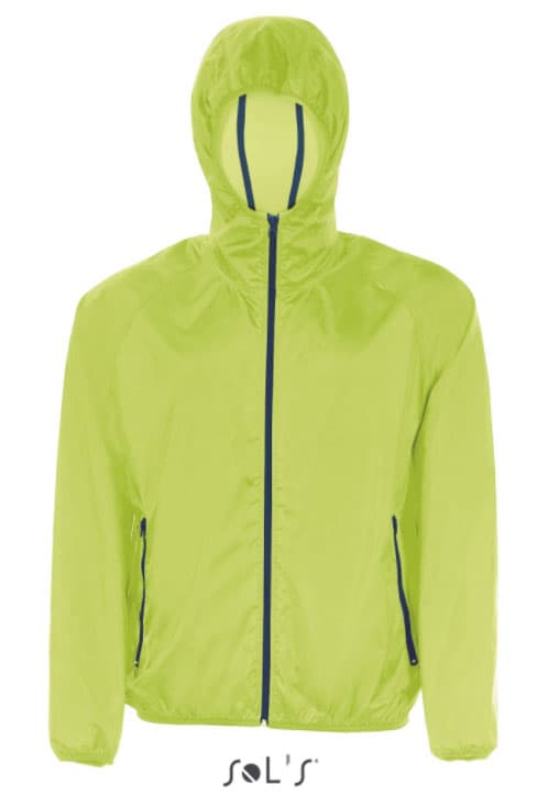 Sols Jakna vetrovka unisex Shore Neon Lime veličina 3XL 01169