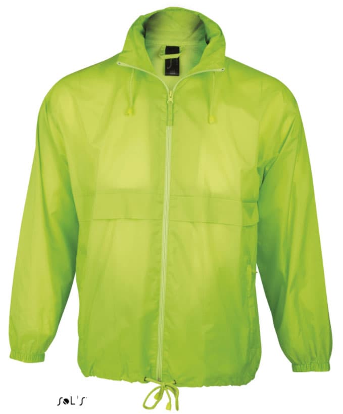 Sols Vetrovka - jakna za vetar Surf Neon Lime veličina XS 32000