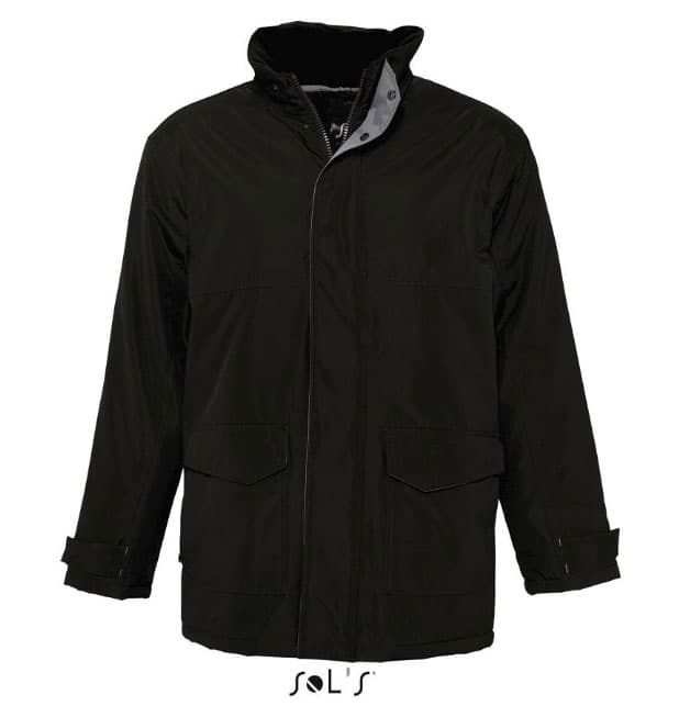 Sols Jakna parka - uniseks - Record Black veličina L 43500