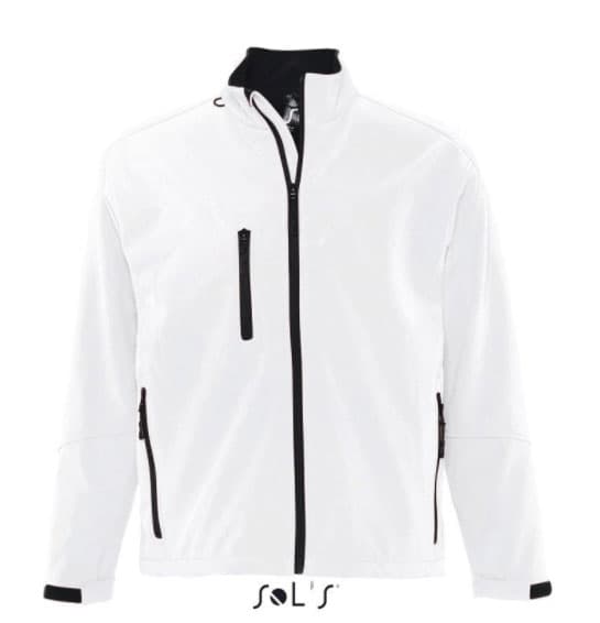 Sols Softshell muška jakna Relax White 3XL 46600