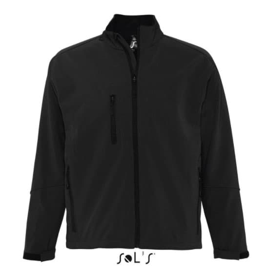 Sols Softshell muška jakna Relax Black 3XL 46600