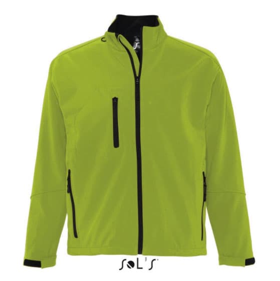Softshell jakna za muškarce Sols Relax Green Absinthe S 46600