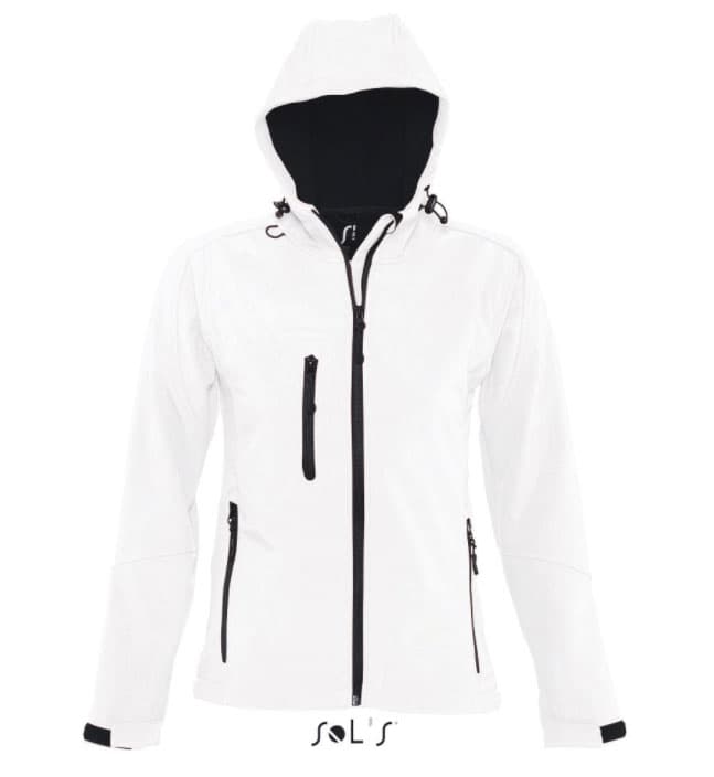 Sols Ženska Softshell jakna sa kapuljačom Replay White veličina XXL 46802