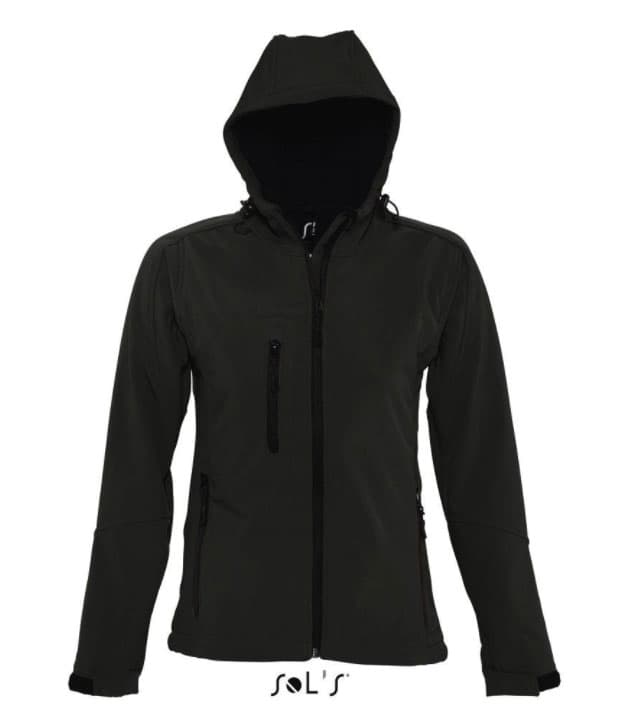 Sols Ženska Softshell jakna sa kapuljačom Replay Black veličina XXL 46802